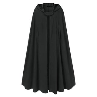 manteau cape noire femme