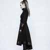 long manteau gothique femme noir