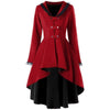 Manteau long style victorien femme rouge