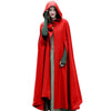 manteau cape rouge femme