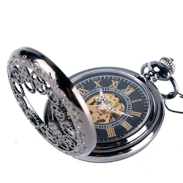 montre à gousset engrenages steampunk
