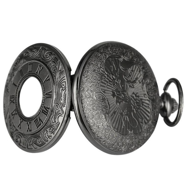 Montre à Gousset Steampunk Noire