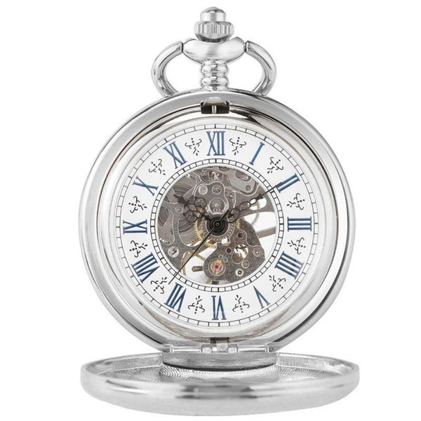 Montre Gousset Argent - Revers Femme - Mouvement Bloqué - Occasion