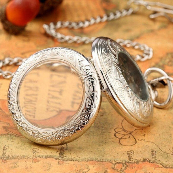 montre à gousset argent vintage pour femme