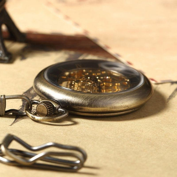 montre gousset bronze