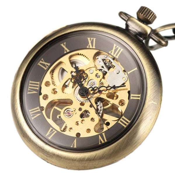 montre gousset bronze