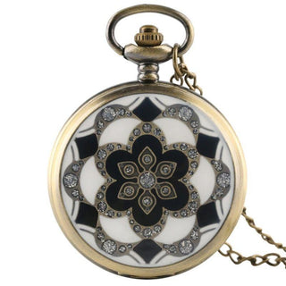 Montre gousset fleurs