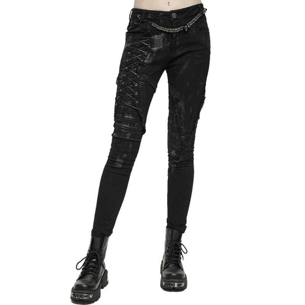 pantalon punk rock femme