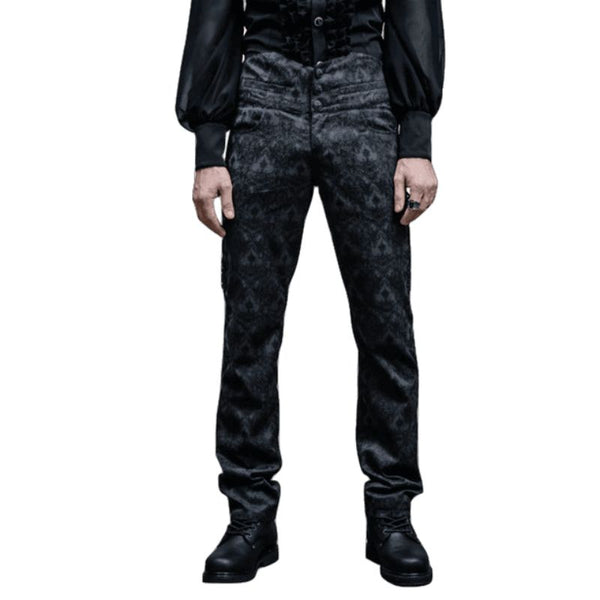 Pantalon Victorien Steampunk Gothique Homme - Style Vintage Médiéval - Pour Cosplay, Fête, Halloween - 10