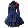 robe victorienne bleue