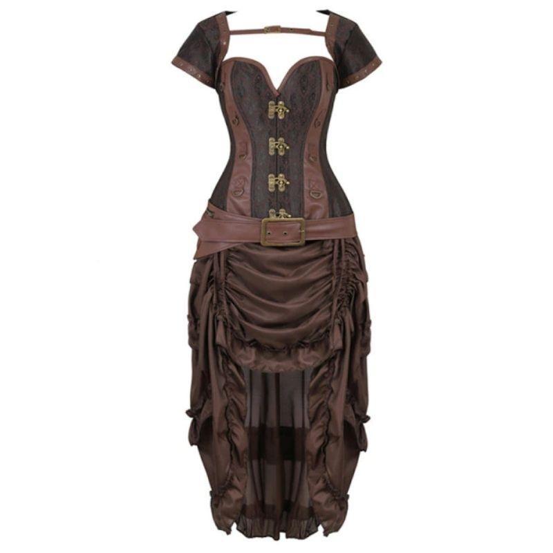 Corset Médieval Femme En Satin - Bustier Avec Baleines, Lacets Dos, Pour Costume, Fête, Soirée à Thème