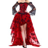 robe rouge gothique