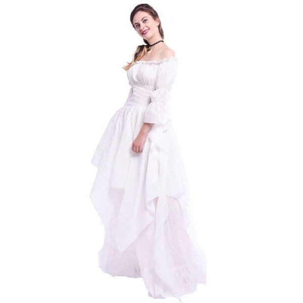 robe blanche victorienne