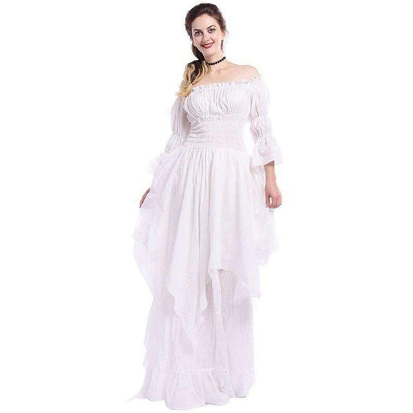 Robe victorienne blanche