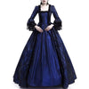 robe victorienne bleue