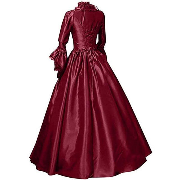 robe victorienne rouge