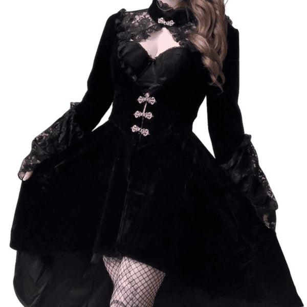 robe noire victorienne