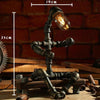 lampe robot steampunk vintage