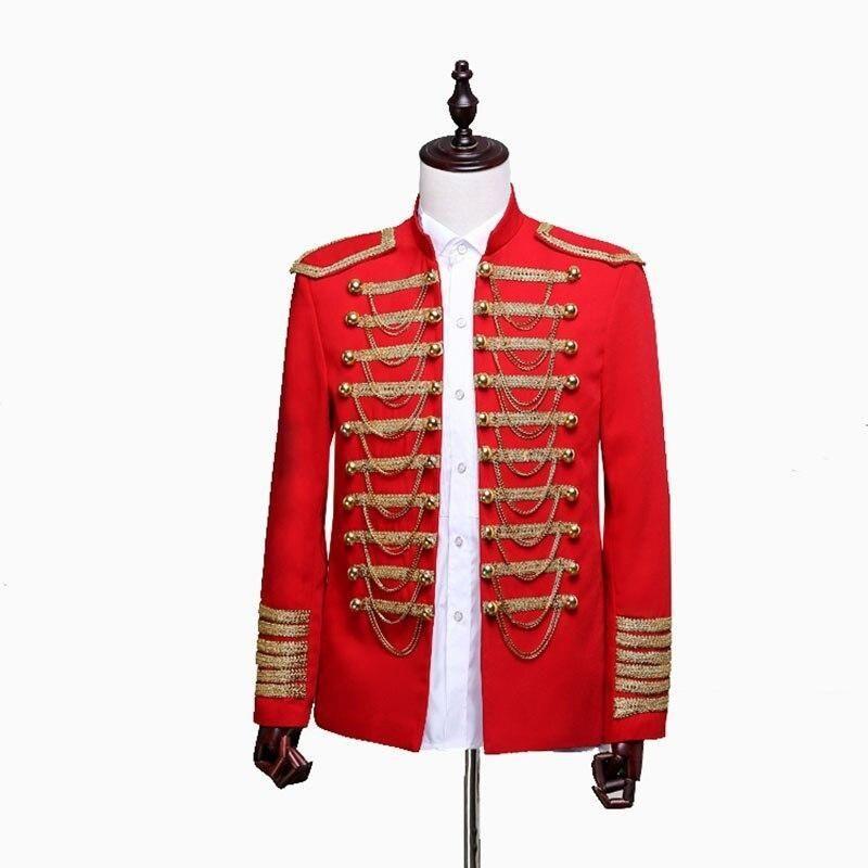 Veste Militaire Steampunk Hussar - Style Napoléon Pour Défilé Veste Militaire Steampunk Hussar - Style Napoléon Pour Défilé