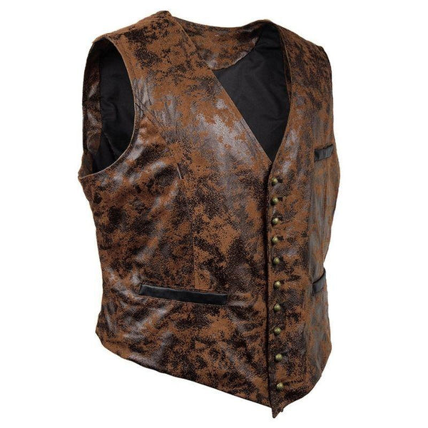 veston steampunk marron