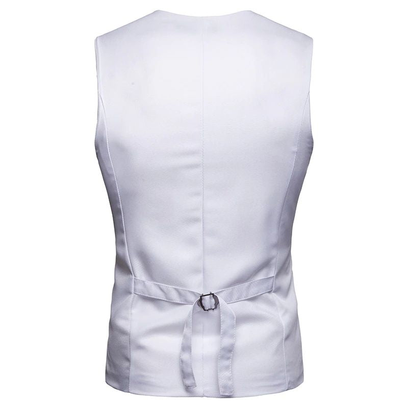 gilet costume homme blanc