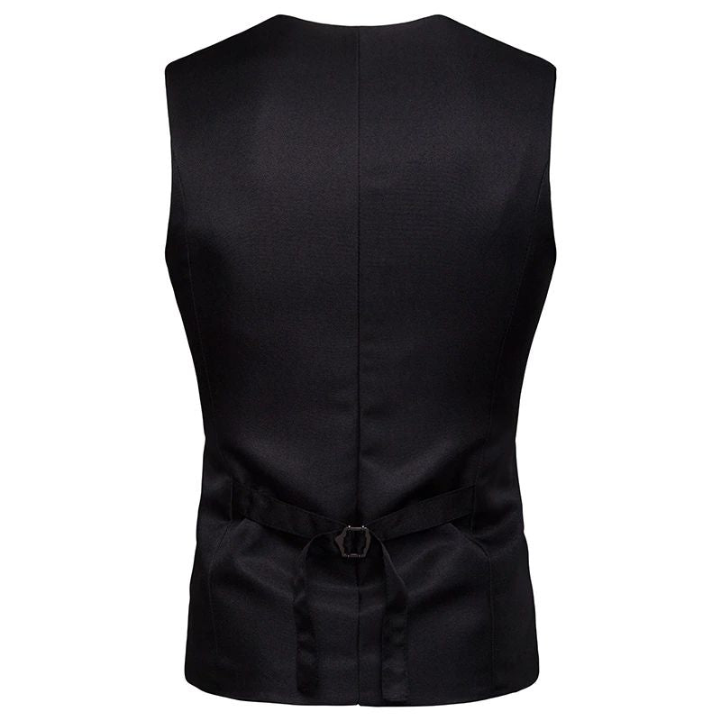 gilet costume homme noir