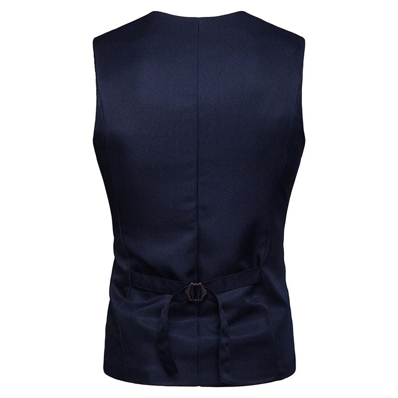 gilet costume homme bleu