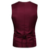 gilet costume homme rouge bordeaux