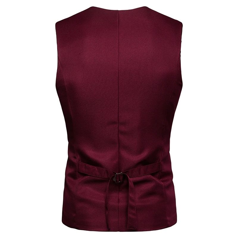 gilet costume homme rouge bordeaux
