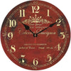 horloge steampunk vintage rouge