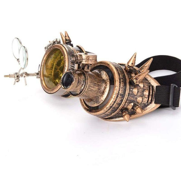 Lunettes Style Steampunk Cuivre