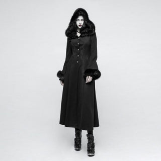 manteau gothique victorien femme noir
