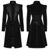 manteau redingote noir femme