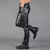 pantalon punk simili cuir