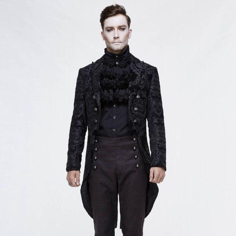 Gilet Steampunk Rétro Gothique Médiéval Pour Homme - Veste Victorienne Vintage à Revers Avec Boutons Et Coupe Ajustée