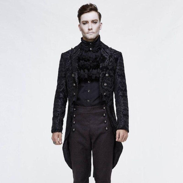 veste homme noir gothique